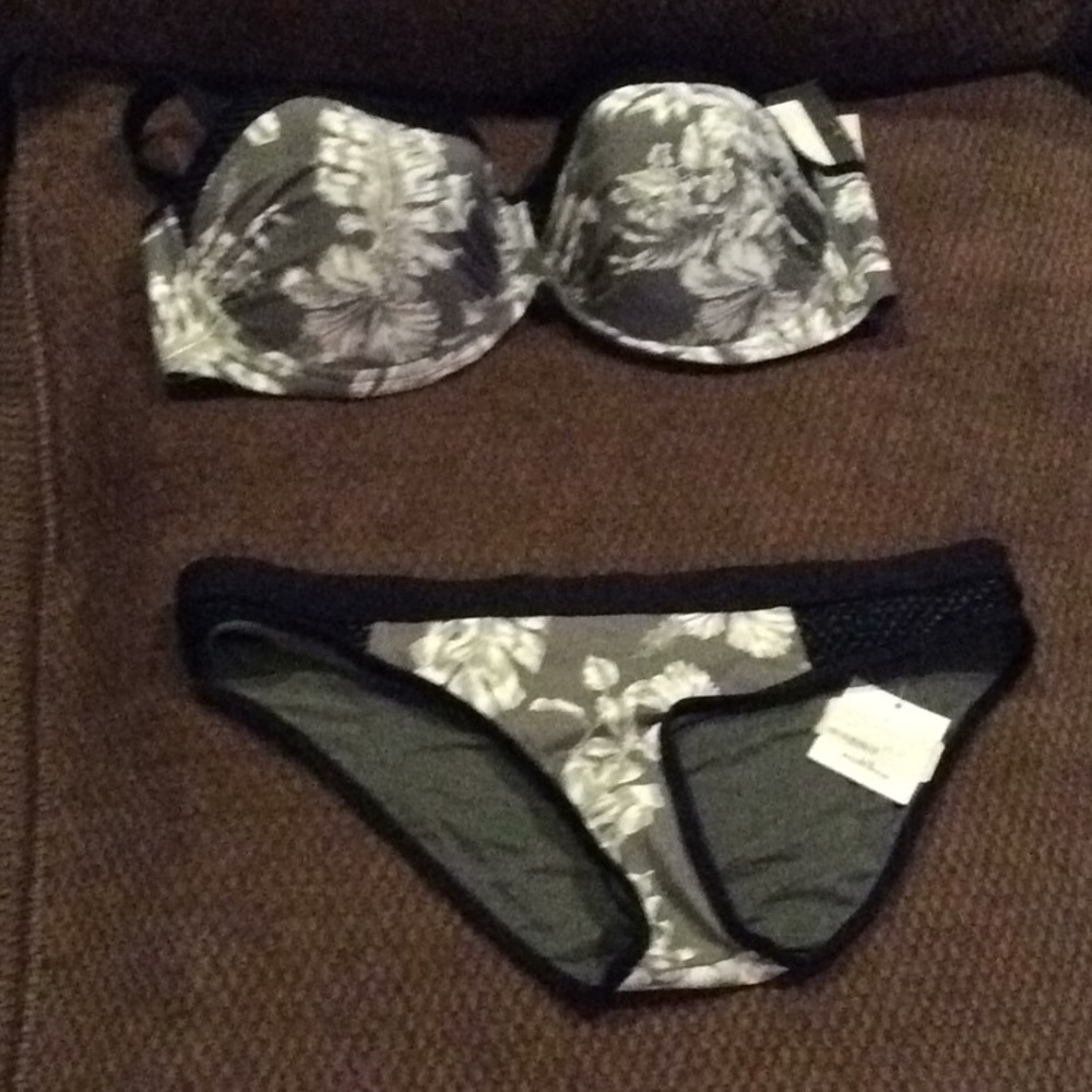 Skye+  Bikini gray,White&black